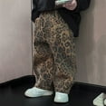 thumbnail image 3 of Tiijoy Boys Leopard Baggy Jeans Fashion Straight Leg Denim Pants Trousers, Sizes 18-24M, 3 of 7