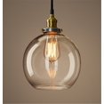 thumbnail image 1 of Lampe à Suspension en Verre Clair de Café de Filament d'Usine, 1 of 1
