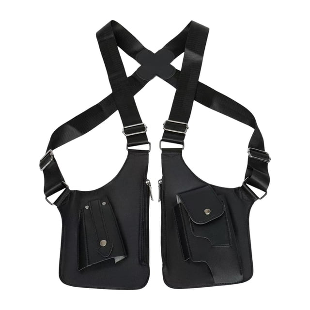 Bolso de hombro en la parte superior de la barra bolsa de hombro doble para fiestas caminando deportes al aire libre