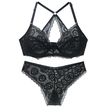 

Ladies Lingerie Set Sexy Lace Sling Bra And Panties Summer Thin Lingerie Set woman lingerie sexy sexy lingerie for women crotchless lingerie for women