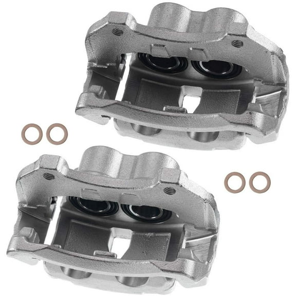 A-Premium Disc Brake Caliper Assembly Compatible with Cadillac CTS 2008-2014 Front Side 2-PC Set