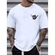 thumbnail image 1 of Tees For Men, Rock And Roll Print T Shirt, Casual Short Sleeve Crew Neck T-shirt For Summer Spring Fall, Graphic Tees For Men, Tops As Gifts, 1 of 6