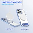 thumbnail image 3 of ELEHOLD for iPhone 15 Pro Max Case,Compatible with Mag Safe Accessory,Slim Fit Invisible Kickstand Anti-Yellowing Shockproof Transparent Hard case for iPhone 15 Pro Max,Clear, 3 of 8