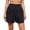 Black, variant on Womens Beach Pants Casual Hot Pants, Loose Fit Wide Leg Shorts Plus Size Casual Pants Elastic Waist Summer Breathable Athletic Running Shorts(Black,M)