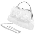 thumbnail image 1 of KAKOWELY Bolso de noche para mujer, estilo floral, tipo clutch, para boda, con cadena desmontable, 1 of 4
