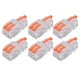 thumbnail image 4 of Conector de cable rápido rango de pelado de 10 mm Carcasa de PC transparente Conectores de empalme de 30 piezas para cables duros de 02-4 mm² para cables blandos de 02-25 ANGGREK Otros, 4 of 8