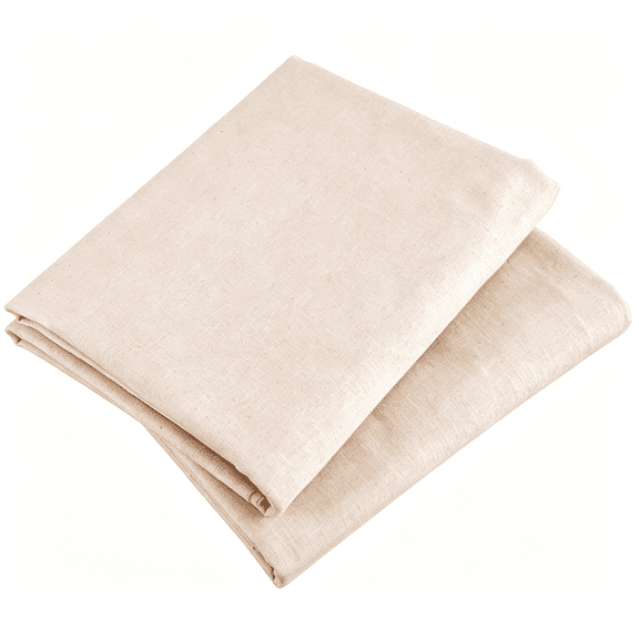 TAETOE 100% Cotton Muslin Fabric, 63 Inch X 2 Yards (2 Pieces) Unbleached Muslin Fabric by The Yard, Medium Weight Draping Fabric for Sewing, Embroidery, Apparel & Crafts – Natural