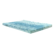 Boyd Sleep 4 Cooling Gel Memory Foam Mattress Topper with Multi-Zone Pressure Relief, Full Size
