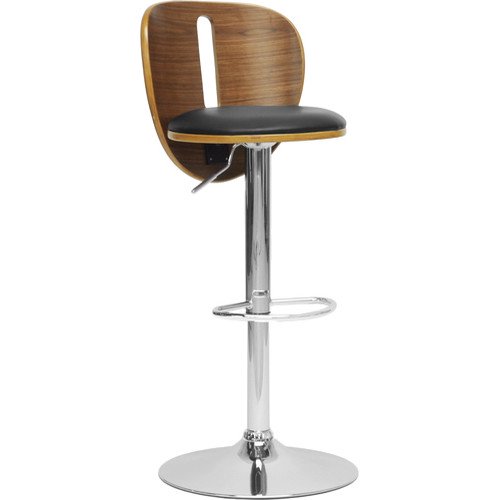 Wholesale Interiors Baxton Studio Adjustable Height Swivel Bar Stool Walmart Com Walmart Com