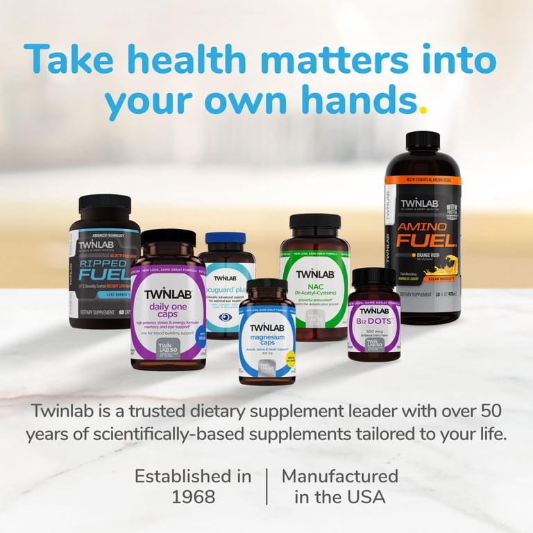 twinlab l glutathione Twinlab OcuGuard Plus Advanced Eye Health Supplement, 120 Veggie Capsules