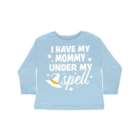 

Inktastic I Have My Mommy Under My Spell with Cute Witch Hat Gift Toddler Boy or Toddler Girl Long Sleeve T-Shirt