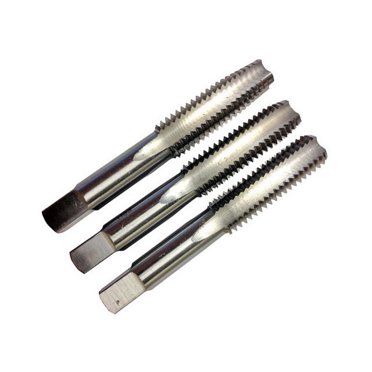 Qualtech DWT60750 1/4"-20 HSS Left Hand 4 Flute Tap Set