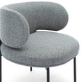 thumbnail image 5 of Maureen Speckled Grey Performance Boucle Dining Chair, 5 of 6