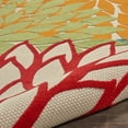 thumbnail image 6 of Nourison Tropical Oasis Indoor/Outdoor Modern Floral Green 9'6" x 13' Area Rug, (10' x 13'), 6 of 8