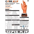 thumbnail image 2 of Skintx Care Medical Grade Nitrile Disposable Gloves, ON50015-L-BX, Orange, (Pack of 100), 2 of 5