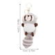 thumbnail image 5 of Llavero de mapache de peluche, llavero de animal de peluche suave y adorable, colgante de juguete para bolso o cartera., 5 of 7