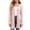 Pink-18, variant on Mitankcoo Girls Ribbed Knit Cardigan V‑Neck Button Down Long Sleeve Sweater Coat with Pockets for Casual Outwear