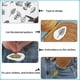 thumbnail image 4 of Stick & Embroidery Paper for Embroidery Dissolvable Embroidery Transfer for Transferring Embroidery Patterns 5PCS, 4 of 5