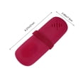 thumbnail image 3 of Travel Makeup Brush Holder Pouch, Silicone Cosmetic Organizer with Cleaning Panel for Dust-Proof Storage, 3 of 6