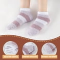 thumbnail image 4 of EALLCO Women's Plush Socks Winter Warm Fluffy Slippers Comfortable Sleep Socks for Women 6 Pairs, 4 of 7