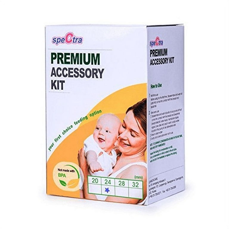 Spectra Baby USA - Spectra Premium Accessory Kit - Medium (24mm) Breast  Shield - for 9 Plus, S2, S1, M1 