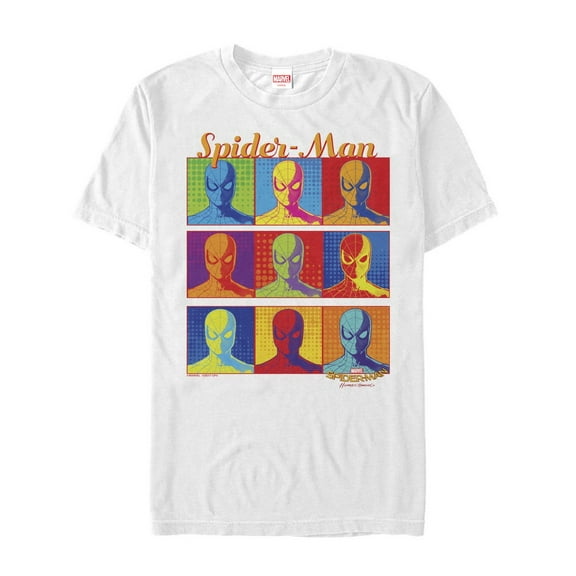 Men's Marvel Spider-Man: Homecoming Retro Graphic Tee White Medium