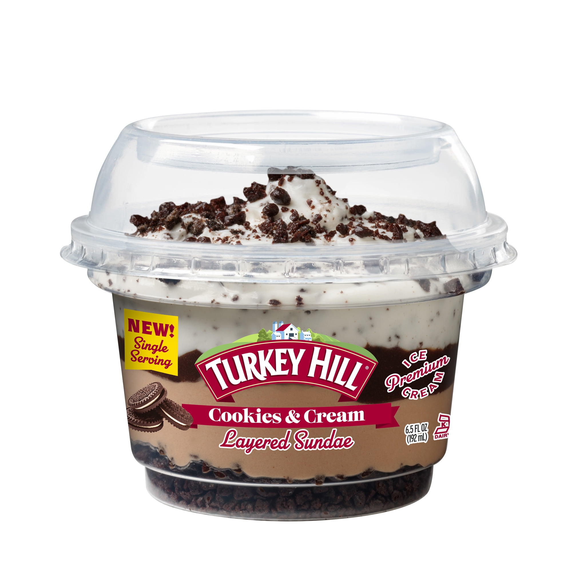 Turkey Hill Cookies & Cream Layered Sundae Cup