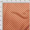 thumbnail image 3 of oneOone Silk Tabby Orange Fabric Houndstooth Sewing Craft Projects Fabric Prints By Yard 42 Inch Wide, 3 of 4