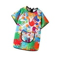 thumbnail image 4 of ALTROS DE ARTES DE NIÑOS Niños Art Smock Soft Baby Feeding Bib Multipurpose con bolsillos impermeables para niñas Cocina a mano para niños Multicolor, 4 of 8
