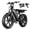 Black-48V/15AH-Phone Stand + Lock, variant on TST Electric Bike for Adults, 48V/15AH Battery, 20"x4" Fat Tire, 750W Motor E Mountain Biker, UL2849