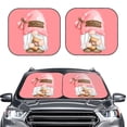 thumbnail image 2 of Xecao Coffee Gnome (1) for Foldable Car Sun Shades (2-Pack) offer sun protection with an easy-fold design for convenient windshield shading., 2 of 7