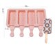 thumbnail image 1 of Molde de silicona for paletas for helado casero, golosinas congeladas y cubitos de hielo, sin BPA, fácil de usar, diseño de 6 cavidades, 1 of 2