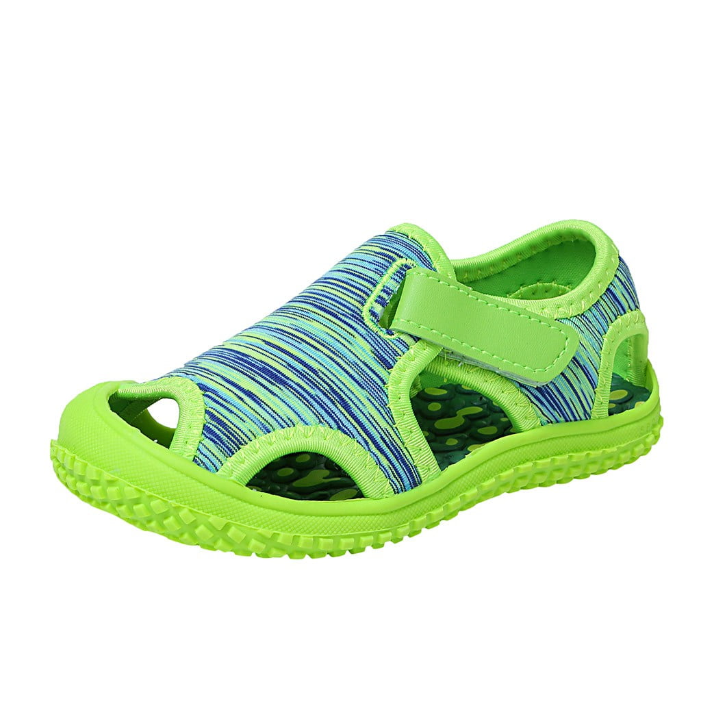 Outdoor Girls Boys Beach Shoes Non-slip Child Kids Sandals Summer Baby ...