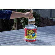 Flex Seal Liquid Rubber Sealant Coating, Clear, 1 Gallon