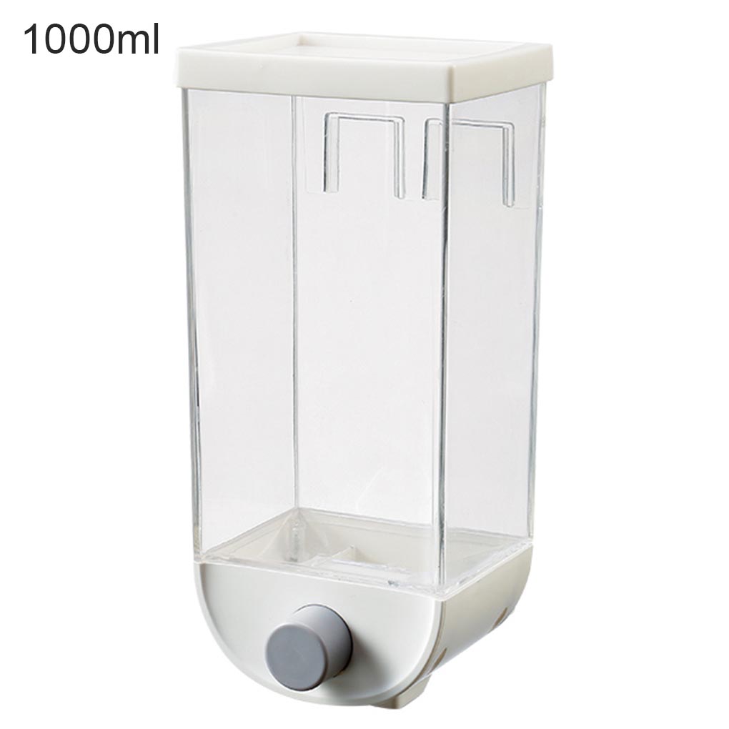 TureClos Wall Hanging Cereal Dispenser Kitchen Dry Food Grain Container