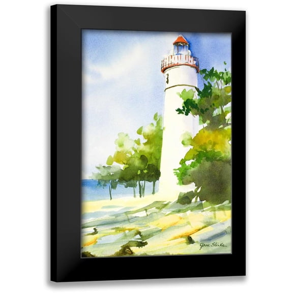 Slivka, Jane 11x14 Black Modern Framed Museum Art Print Titled - New England II