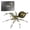 Gold, variant on ROUASD War Spider Weapon Expansion Kit – Armament System with Cannon & Missile – Compatible with 4D Steampunk Mechanical War Spider – Modular LED-Enhanced Add-On (Green-Purple Missile)