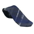 thumbnail image 3 of Kenneth Cole Reaction Cravate à Carreaux Patchwork pour Hommes (Bleu Foncé), 3 of 4