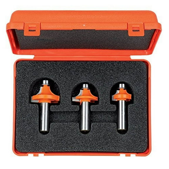 Good Roundover Bit Set, 1/4-Inch, 3 Pieces