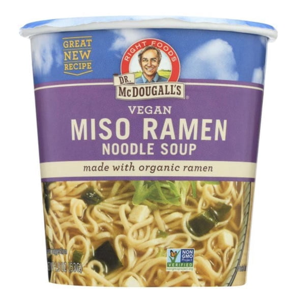 Dr Mcdougall's – Soupe de Nouilles Ramen Miso, 1,9 Oz
