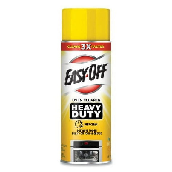 EASY-OFF Heavy Duty Oven Cleaner, Fresh Scent, Foam, 14.5 oz Aerosol Spray, 12/Carton