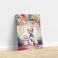 thumbnail image 3 of Happy Birthday to Sphynx Kitten Party Balloons Cake Vertical Matte Canvas Poster Cat Lover Kitten Owner Gifts Idea Wall Art Home Decor - 00027, 3 of 5