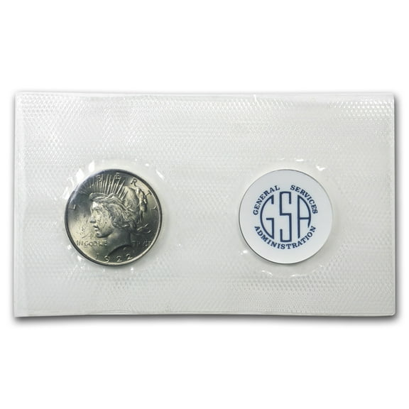 1922 Peace Dollar BU (GSA Soft Pack)