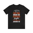 thumbnail image 2 of Fire Inside Me Addiction Recovery Sober T-Shirt, 2 of 6