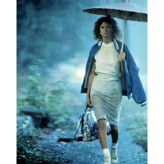Susan Sarandon Bull Durham Walking in Rain 24x36 Movie Poster HD Aluminum Wall Art