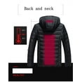 thumbnail image 3 of Heated Jacket Down Heated Jackets For Men Women Fashion Heated Coat Winter Jackets Battery/Power Bank Excluded, 3 of 5