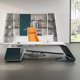thumbnail image 1 of Modern Console Office Desk Reception Organizer Wooden Executive Filing Cabinets Desk Table Writing Escritorio Desk Accessories My Lux Decor Round, 1 of 7