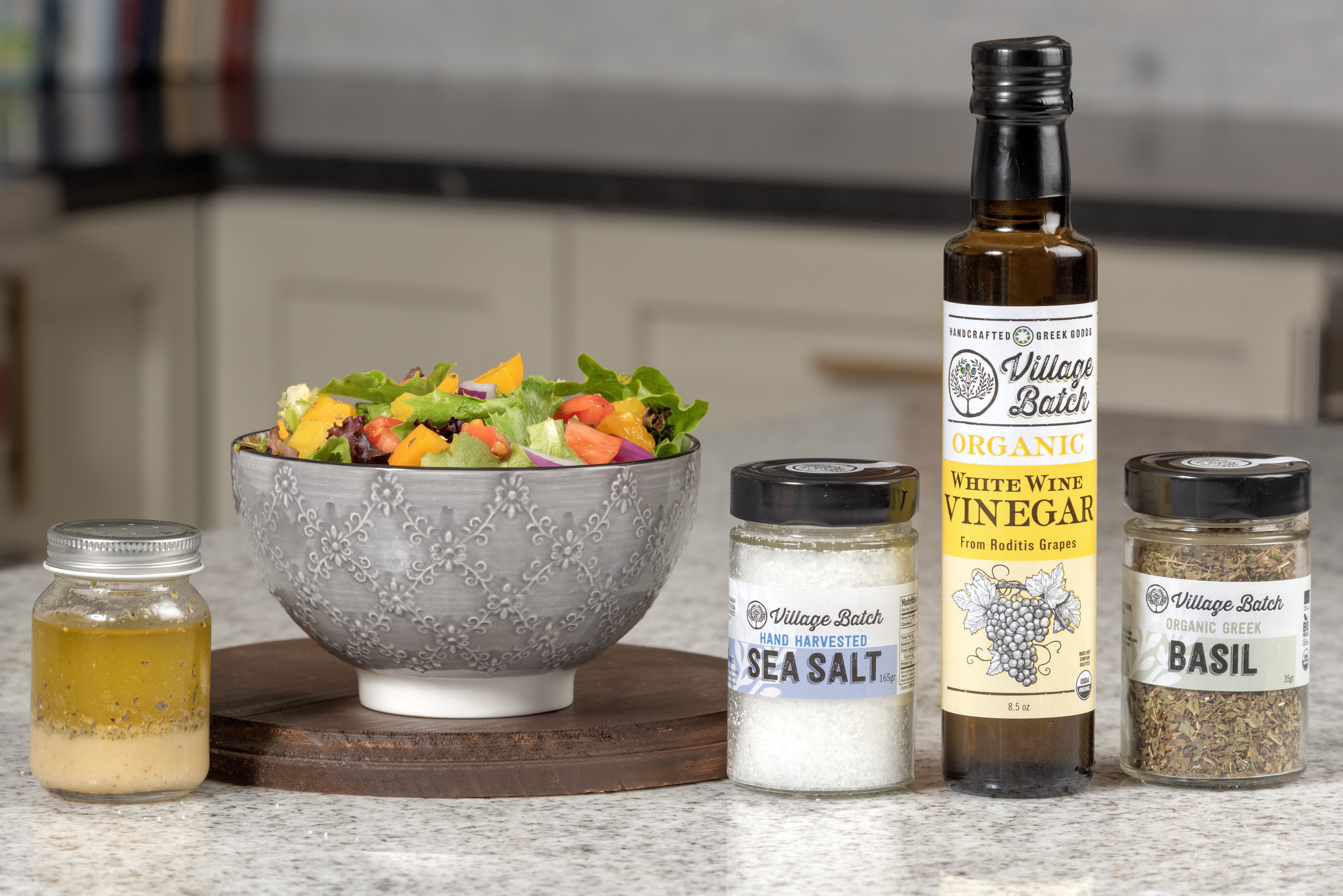 Organic White Wine Vinegar 2 pack, Single Origin, No Sulfites; 8.5oz each