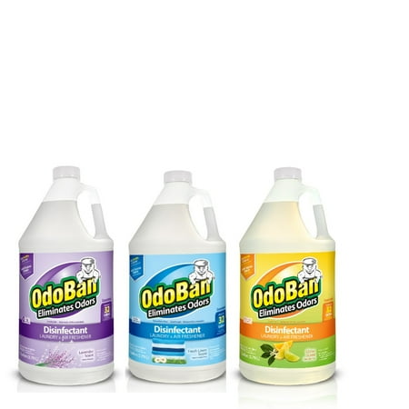 OdoBan Disinfectant Odor Eliminator 3 Gal Concentrate Variety -- Citrus, Lavender, Fresh Linen