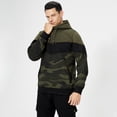 thumbnail image 3 of TBWYF Hooded Sweatshirt Men's Sports Sweater Long Sleeve Hoodies Pullover for Men Green S, 3 of 8